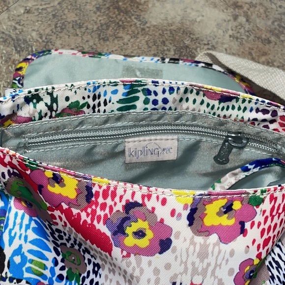 Kipling sabian crossbody shoulder bag floral - Picture 7 of 8